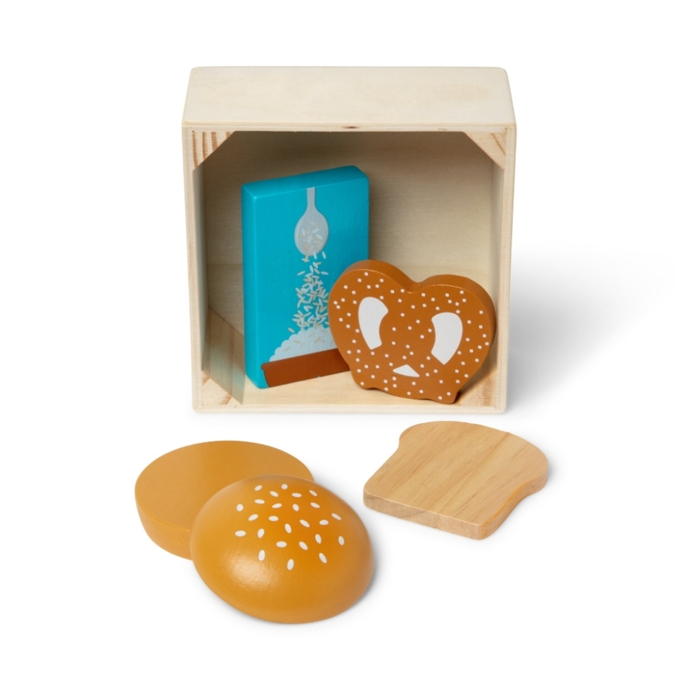 🎸●Melissa & Doug Wooden Food Groups Play Food Set – Grains